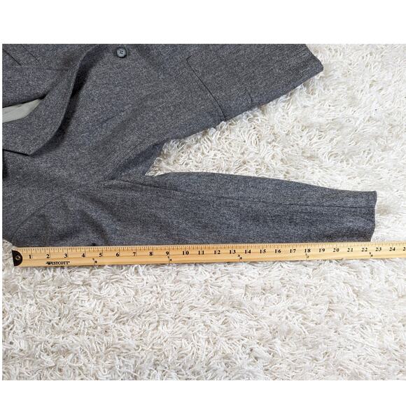 Vintage Evan Picone Two Piece Wool Skirt Suit Gray Vintage Size 8 Modern Size 0 - Picture 8 of 14